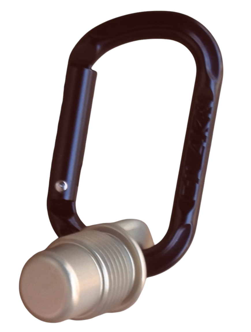 HitchHikerXF Extra Friction Plug with Small Carabiner - Climbing  Innovations LLC
